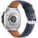 Кожаный ремешок Deexe Classic для Samsung Galaxy Watch 8 (40/44mm) / 8 Classic - Blue. Фото 1 из 5