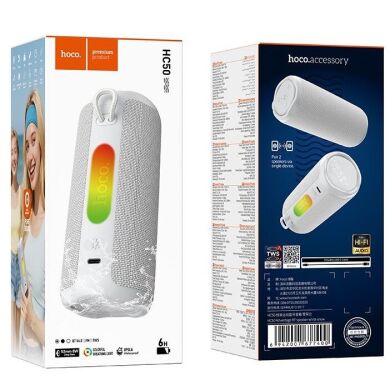 Портативна колонка Hoco HC50 - White Snow