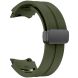 Ремешок Deexe Aurora Strap для Samsung Galaxy Watch 4 / 4 Classic / 5 / 5 Pro / 6 / 6 Classic / 7 / FE - Army Green. Фото 3 из 8