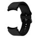 Ремешок Deexe Soft Silicone для Samsung Galaxy Watch 4 Classic (46mm) / Watch 4 Classic (42mm) / Watch 4 (40mm) / Watch 4 (44mm) - Black. Фото 3 из 9