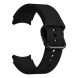 Ремешок Deexe Soft Silicone для Samsung Galaxy Watch 4 Classic (46mm) / Watch 4 Classic (42mm) / Watch 4 (40mm) / Watch 4 (44mm) - Black. Фото 2 из 9