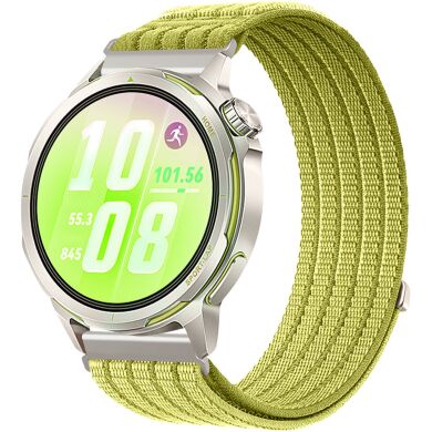 Ремінець Deexe Soft Weave для для годинників з шириною кріплення 18мм - Light Green