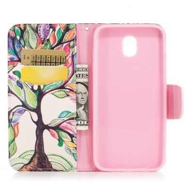 Чохол-книжка UniCase Color Wallet для Samsung Galaxy J3 2017 (J330), Colorful Tree