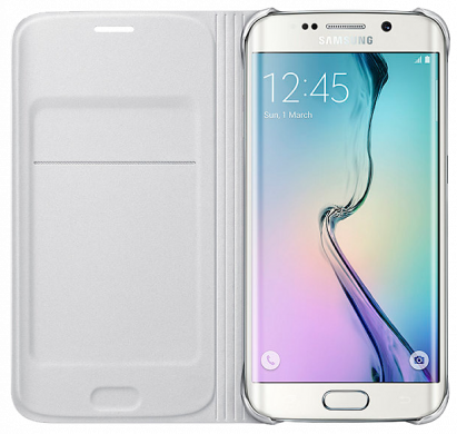 Чохол Flip Wallet PU для Samsung S6 Edge (G925) EF-WG925PBEGRU - White