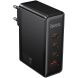 Мережевий зарядний пристрій Hoco N85 GaN 100W (3Type-C + USB) - Black