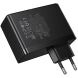 Мережевий зарядний пристрій Hoco N85 GaN 100W (3Type-C + USB) - Black