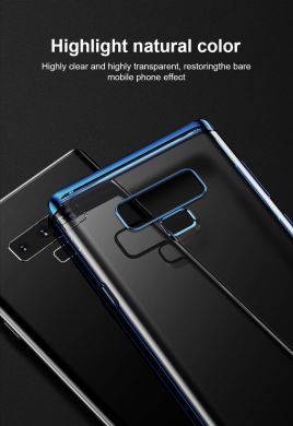 Силиконовый чехол BASEUS Shining Series для Samsung Galaxy Note 9 - Blue