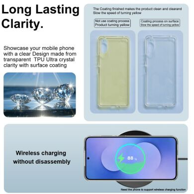 Силіконовий чохол IMAK UX-10 Series для Samsung Galaxy S26 FE - Transparent