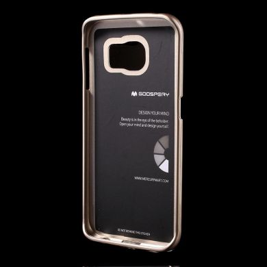 Силиконовый чехол MERCURY Jelly Case для Samsung Galaxy S6 edge (G925) - Gold