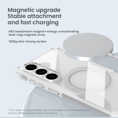 Силіконовий чохол NILLKIN Nature TPU Pro Magnetic для Samsung Galaxy S26 - Transparent