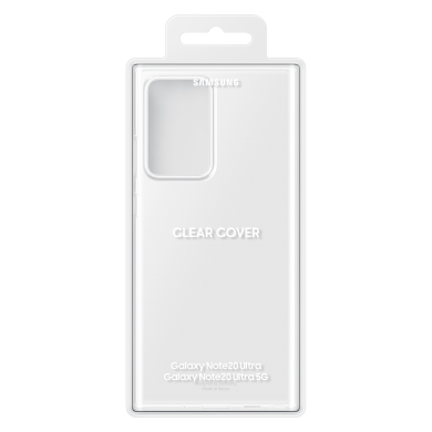 Силиконовый (TPU) чехол Clear Cover для Samsung Galaxy Note 20 Ultra (N985) EF-QN985TTEGRU - Transparent