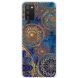 Силіконовий (TPU) чохол Deexe Life Style для Samsung Galaxy A02s (A025) - Gold Flower