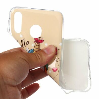 Силіконовий (TPU) чохол Deexe Life Style для Samsung Galaxy M20 (M205) - Unicorn