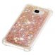 Силіконовий (TPU) чохол Deexe Liquid Glitter для Samsung Galaxy J4+ (J415), Gold