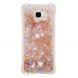 Силіконовий (TPU) чохол Deexe Liquid Glitter для Samsung Galaxy J4+ (J415), Gold