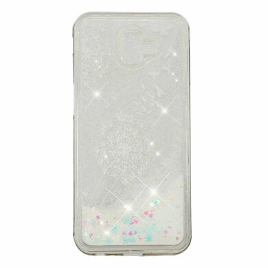 Силіконовий (TPU) чохол Deexe Liquid Glitter для Samsung Galaxy J6+ (J610) Dandelion and Birds