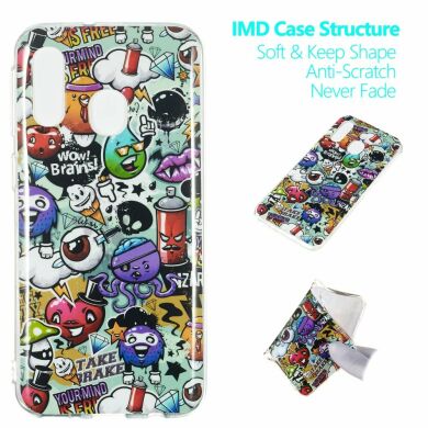 Силіконовий (TPU) чохол Deexe LumiCase для Samsung Galaxy A40 (А405) - Wow Brains