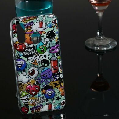 Силіконовий (TPU) чохол Deexe LumiCase для Samsung Galaxy A40 (А405) - Wow Brains