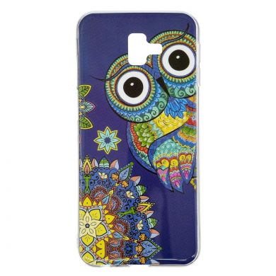 Силіконовий (TPU) чохол Deexe LumiCase для Samsung Galaxy J6+ (J610) - Owl Luminous TPU