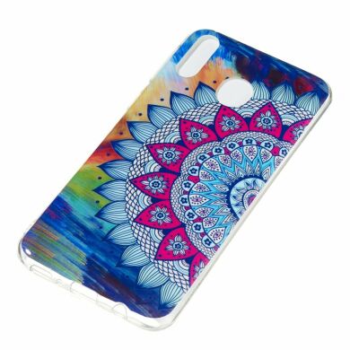 Силіконовий (TPU) чохол Deexe LumiCase для Samsung Galaxy M20 (M205) - Flower Pattern