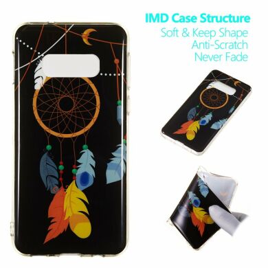 Силіконовий (TPU) чохол Deexe LumiCase для Samsung Galaxy S10e (G970) - Feather Dream Catcher