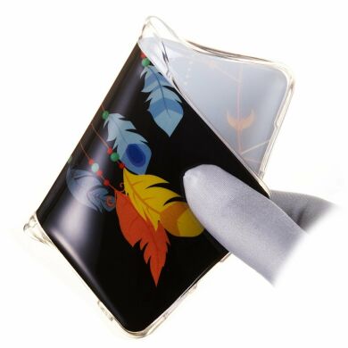Силіконовий (TPU) чохол Deexe LumiCase для Samsung Galaxy S10e (G970) - Feather Dream Catcher