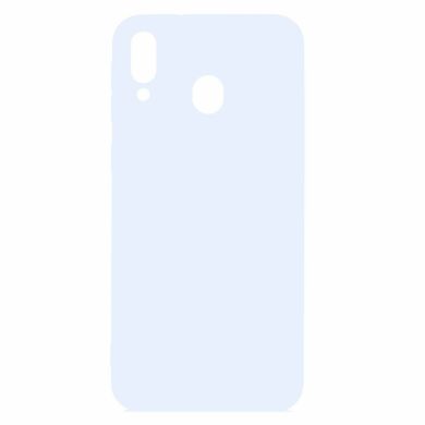 Силиконовый (TPU) чехол Deexe Matte Case для Samsung Galaxy A30 (A305) / A20 (A205) - White