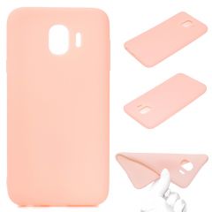 Силиконовый (TPU) чехол Deexe Matte Case для Samsung Galaxy J4 2018 (J400) - Pink