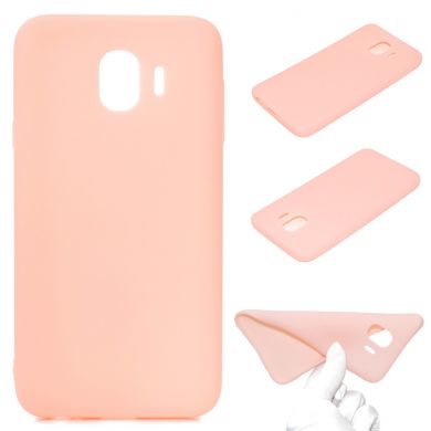 Силиконовый (TPU) чехол Deexe Matte Case для Samsung Galaxy J4 2018 (J400) - Pink
