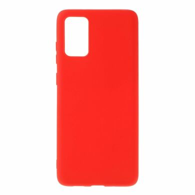 Силиконовый (TPU) чехол Deexe Matte Case для Samsung Galaxy S20 Plus (G985) - Red