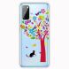 Силиконовый (TPU) чехол Deexe Pretty Glossy для Samsung Galaxy A41 (A415) - Colorful Tree. Фото 1 из 5