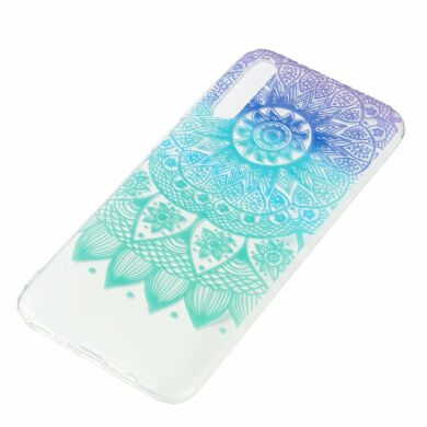 Силіконовий (TPU) чохол Deexe Pretty Glossy для Samsung Galaxy A70 (A705) - Mandala Flower
