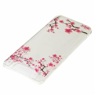 Силіконовий (TPU) чохол Deexe Pretty Glossy для Samsung Galaxy A80 (A805) - Pink Flowers