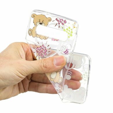 Силіконовий (TPU) чохол Deexe Pretty Glossy для Samsung Galaxy S10 (G973) - Bear