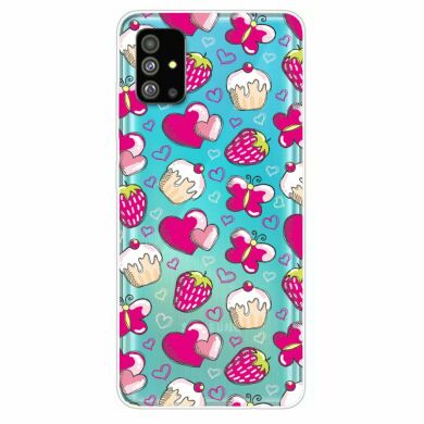 Силиконовый (TPU) чехол Deexe Pretty Glossy для Samsung Galaxy S20 (G980) - Cup Cakes