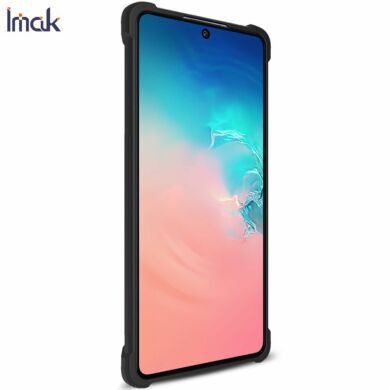 Силіконовий (TPU) чохол IMAK Airbag Case для Samsung Galaxy Note 10 Lite (N770) - Metal Black