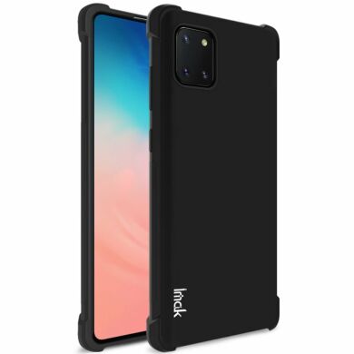 Силіконовий (TPU) чохол IMAK Airbag Case для Samsung Galaxy Note 10 Lite (N770) - Metal Black