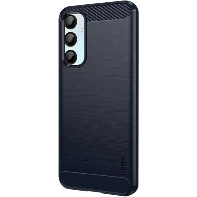 Силіконовий (TPU) чохол MOFI Carbon Fiber для Samsung Galaxy A16 (A165) - Blue