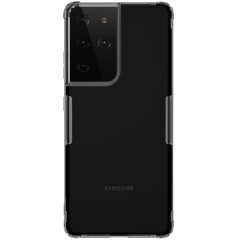 Силиконовый (TPU) чехол NILLKIN Nature Max для Samsung Galaxy S21 Ultra - Dark Grey