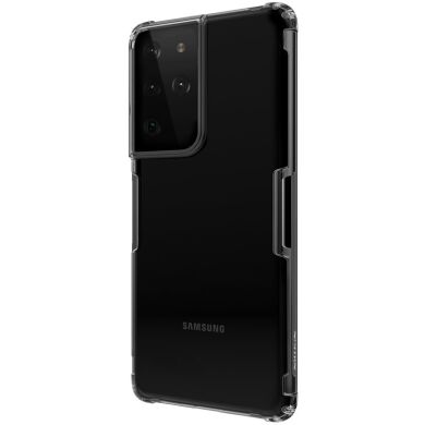 Силиконовый (TPU) чехол NILLKIN Nature Max для Samsung Galaxy S21 Ultra - Dark Grey