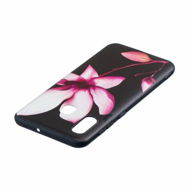 Силиконовый (TPU) чехол UniCase Color Style для Samsung Galaxy A30 (A305) - Pink Flower