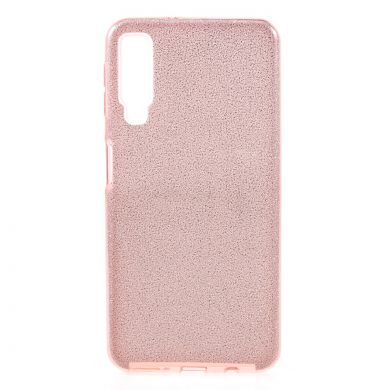 Силиконовый (TPU) чехол UniCase Glitter Cover для Samsung Galaxy A7 2018 (A750) - Rose Gold