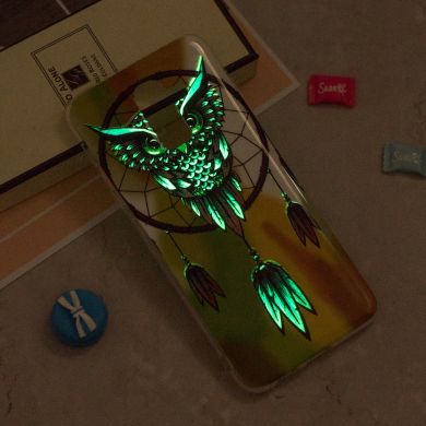 Силіконовий (TPU) Deexe LumiCase для Samsung Galaxy J8 2018 (J810) - Owl and Dream Catcher