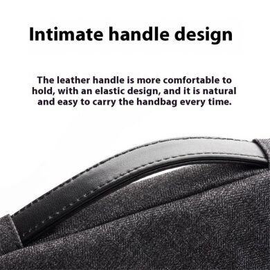 Универсальная сумка QIALINO Sleeve Bag для планшетов и ноутбуков диагональю до 13 дюймов - Black