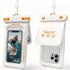 Влагозащитный чехол Deexe Aqua Shield для смартфонов диагональю до 7.5 дюймов - White. Фото 2 из 7