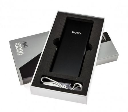 Внешний аккумулятор HOCO B16 Metal 10000 mAh - Black