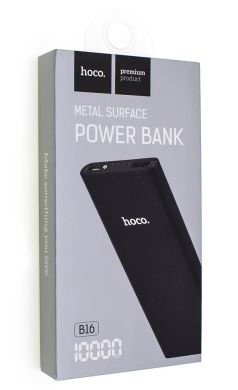 Внешний аккумулятор HOCO B16 Metal 10000 mAh - Black