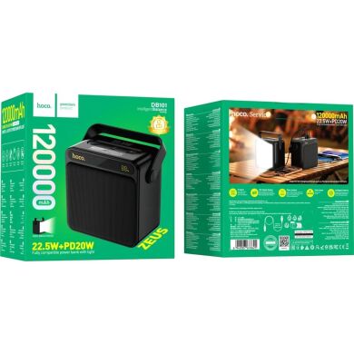 Зовнішній акумулятор Hoco DB101 Zeus 22.5W (120000mAh) - Black