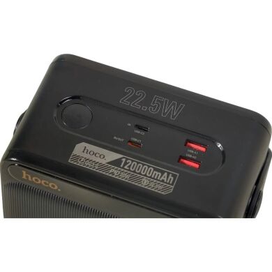 Зовнішній акумулятор Hoco DB101 Zeus 22.5W (120000mAh) - Black
