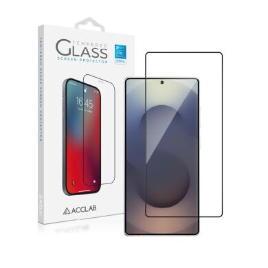 Защитное стекло ACCLAB Full Glue для Samsung Galaxy S25 Ultra (S938) - Black
